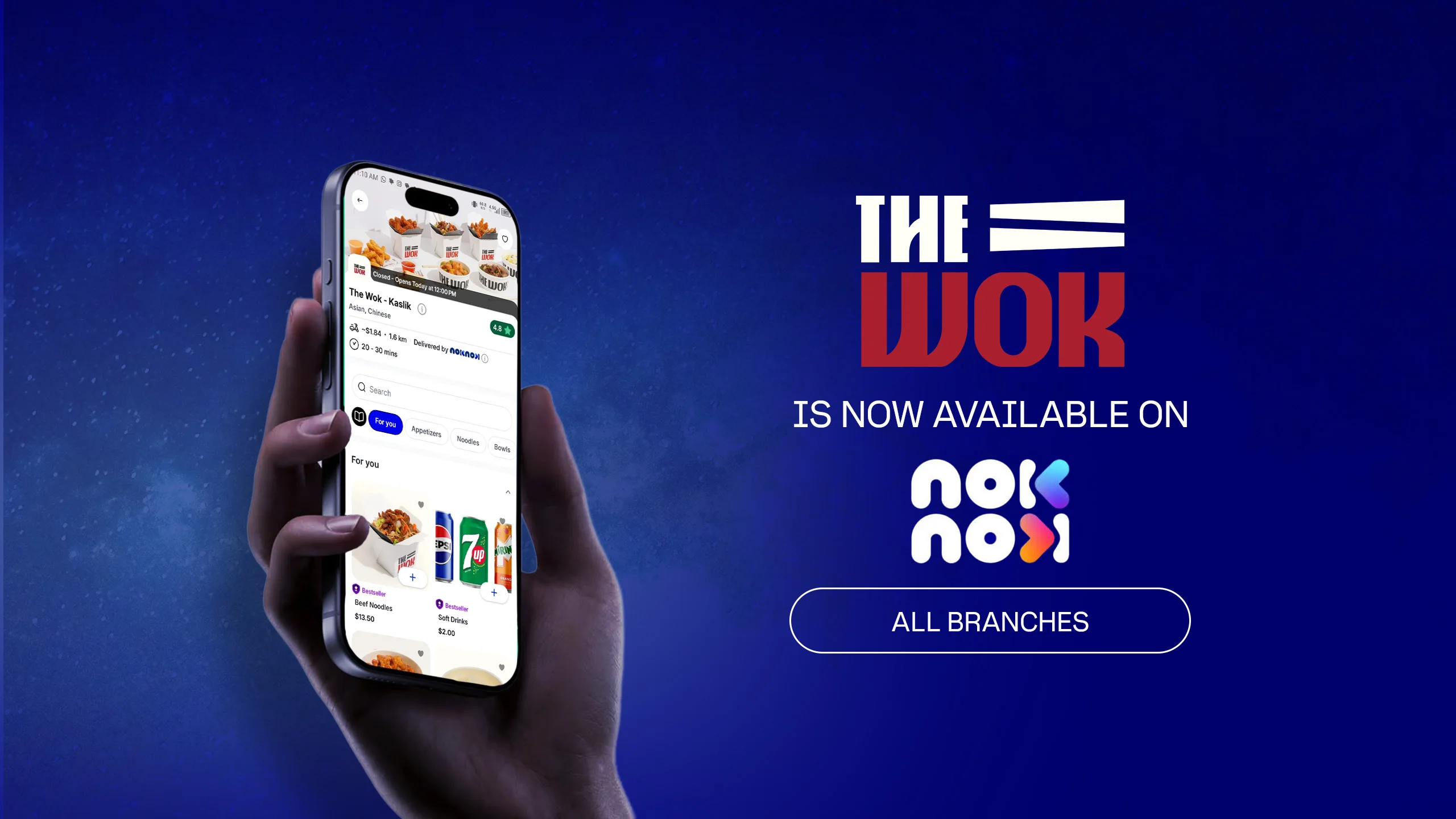 The Wok is now available on NokNok App.